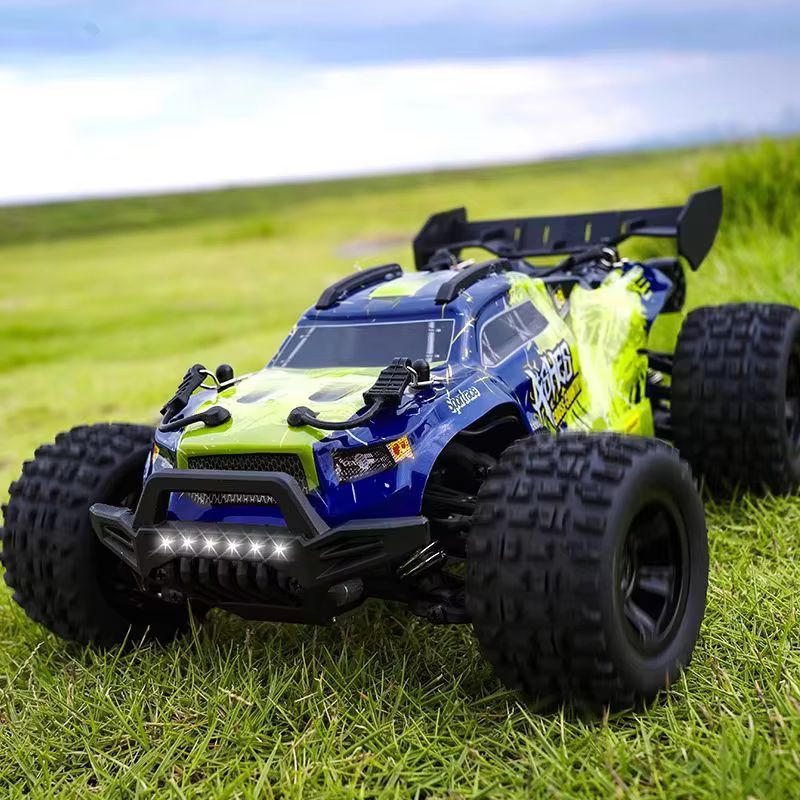 Rc Hobby Grade Monster Truck - 大人向けのホビーグレード、1/18スケール、4WD、ブラシレスモーター搭載のオフロードRCトラック。最高速度28～50km/h。すぐに走行可能なリモコン操作式モンスターバイク。