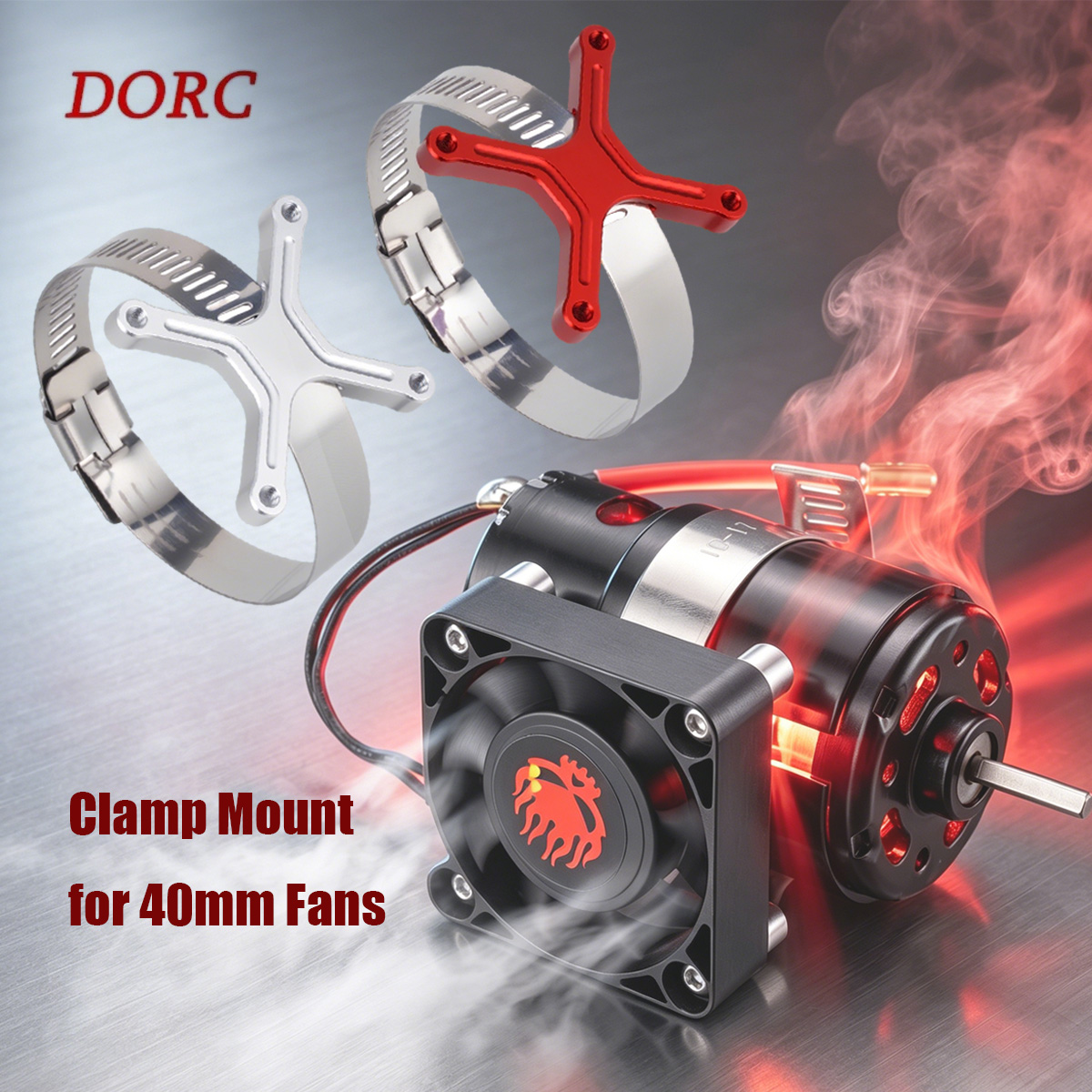 ユニバーサル調整可能なファンマウント 30-49mm 広範囲 - Rc Hobby Motor のレビューと価格