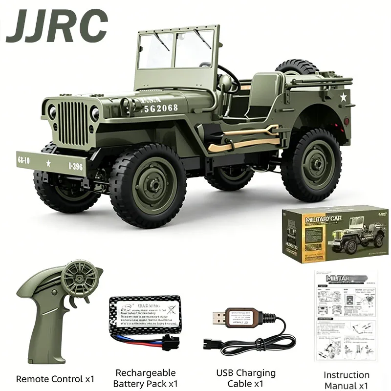 JJRC 1:10 C8815 RCカー ウィリスジープ 1 - Rc Hobby Grade Truck のレビューと価格