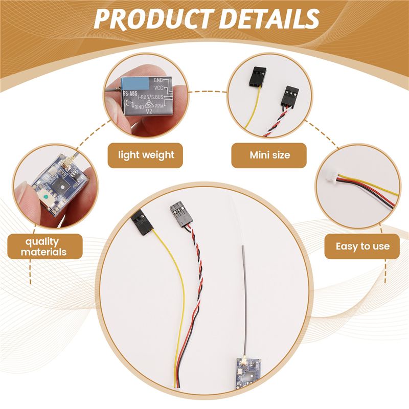 B78B：FS-A8S 2.4G 8チャンネルミニ受信機。P - Receiver Sbus 8Ch のレビューと価格